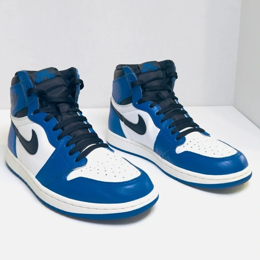 Nike Air Jordan 1 Retro High OG Game Royal 2018 Sneakers 555088-403 Size 10.5